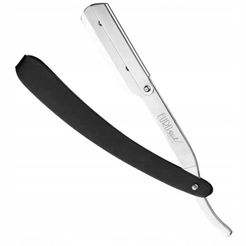 Brzytwa do golenia uchwyt metalowy czarny z powłoką Soft Touch EUROSTIL Brzytwa do golenia uchwyt metalowy czarny z powłoką Soft Touch EUROSTIL