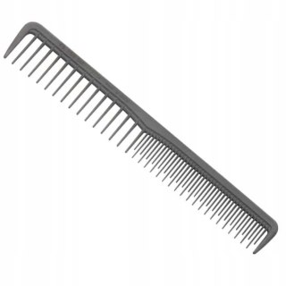 Grzebień fryzjerski CARBON 17,5 cm - Profesjonalne narzędzie Eurostil