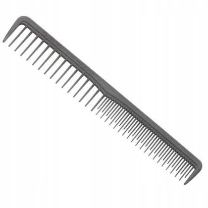 Grzebień fryzjerski CARBON 17,5 cm - Profesjonalne narzędzie Eurostil