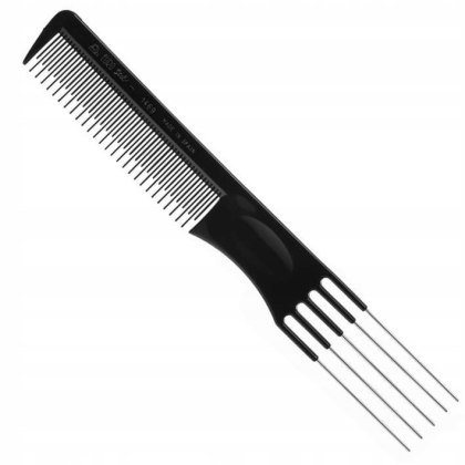Metalowy grzebień do tapirowania 19,5 cm EUROSTIL