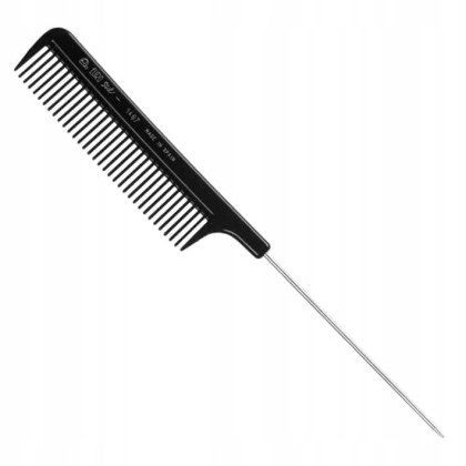 Metalowy grzebień fryzjerski z szerokimi zębami 21,5 cm EUROSTIL
