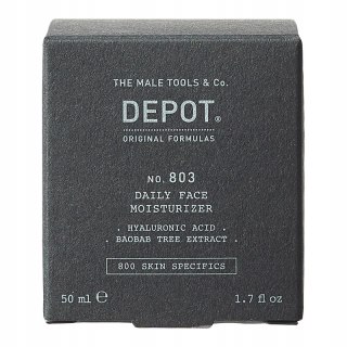 DEPOT NO. 803 Męski Nawilżający Krem do Twarzy z Kwasem Hialuronowym 50 ml