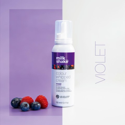 Milk shake / Colour Whipped Cream Violet - Pianki Koloryzujące Do Włosów / Milk shake / Colour Whipped Cream Violet - Pianki Koloryzujące Do Włosów /